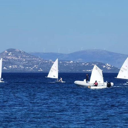 Aegean Sea Home Nea Makri Bagian luar foto