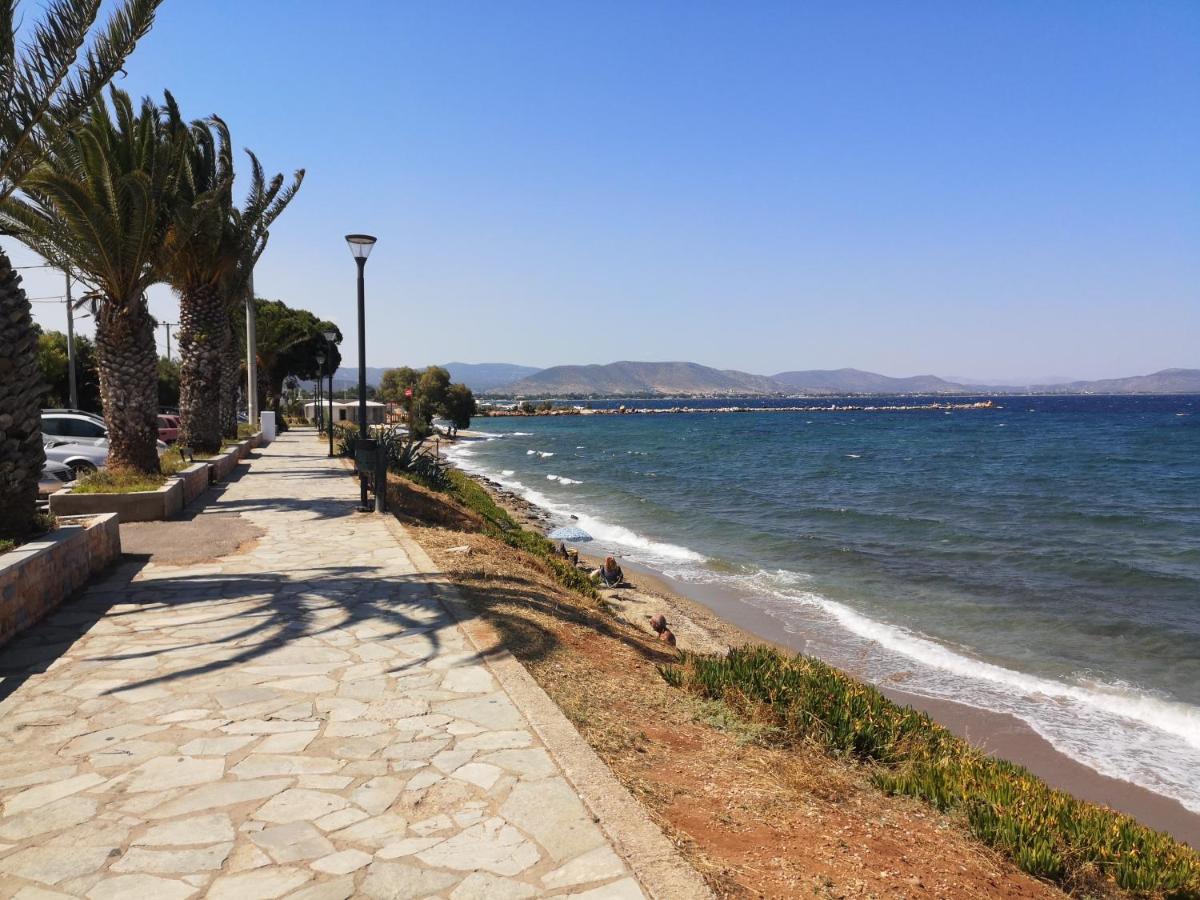 Aegean Sea Home Nea Makri Bagian luar foto