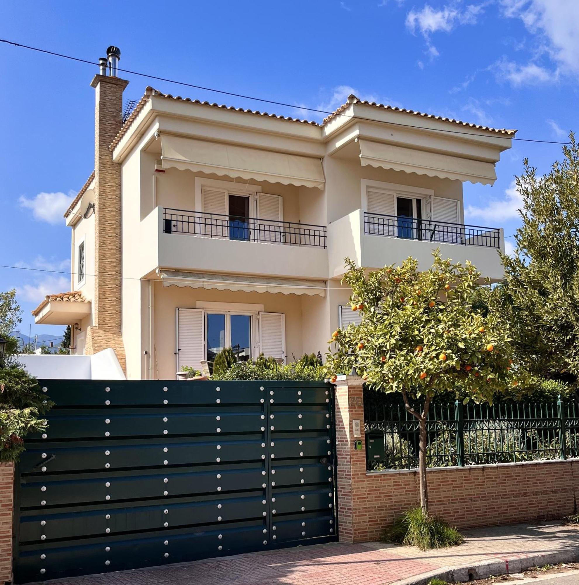 Aegean Sea Home Nea Makri Bagian luar foto